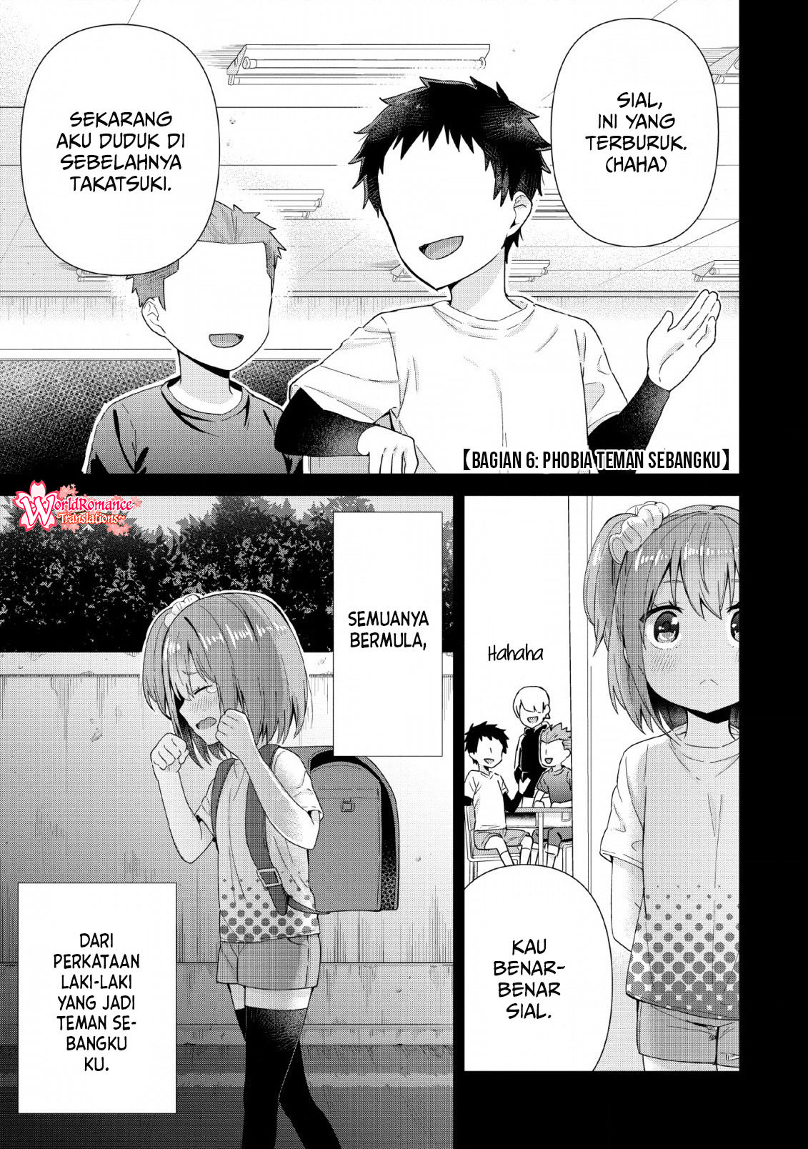 The Cute Girl Sitting Next to Me Is Trying to Make Me Fall in Love With Her as a Way to Ridicule Me, but the Tables Were Turned on Her Before She Knew It Chapter 02 Gambar 2